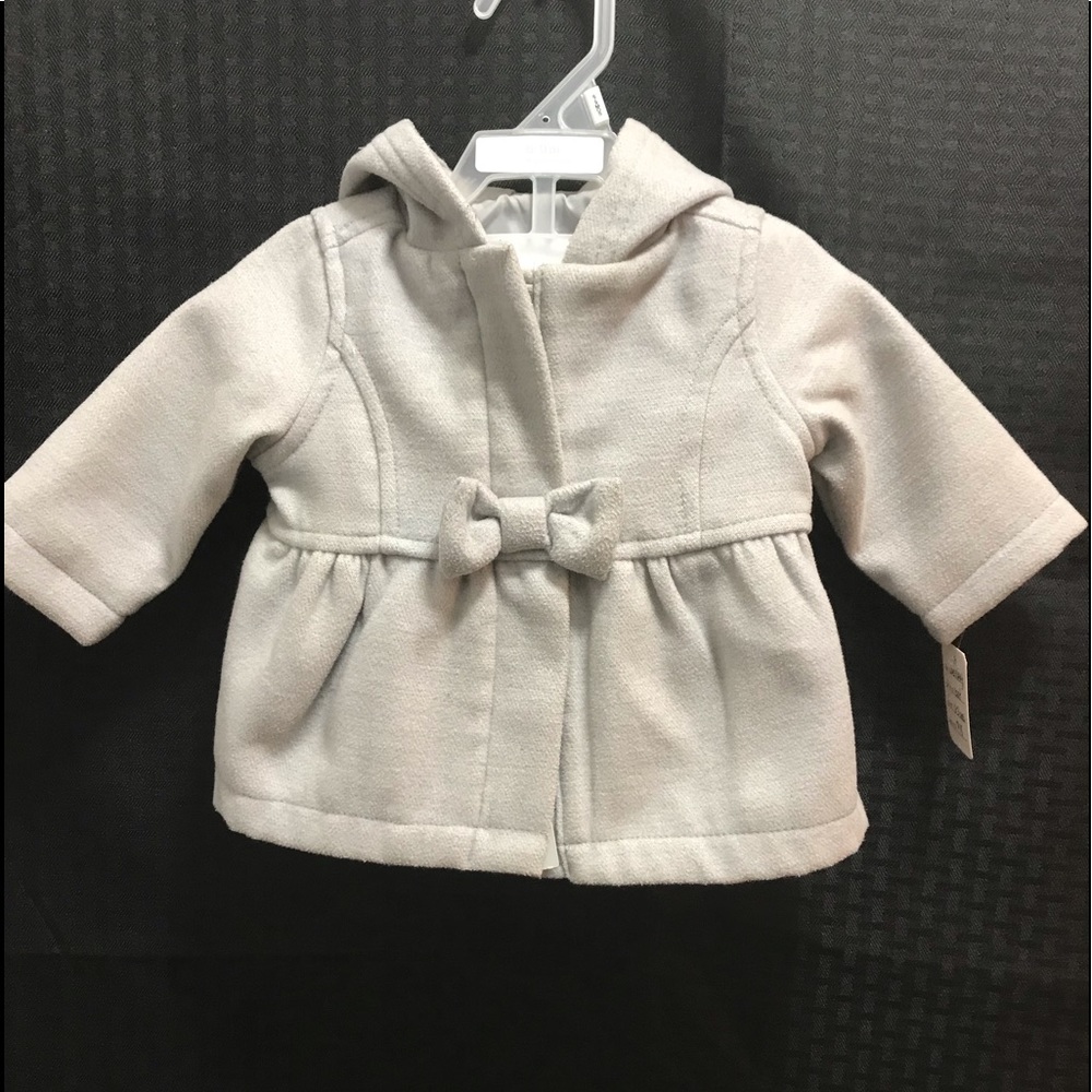 Old Navy Heather Gray coat 0-3 mos